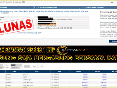 Agen Togel Yang Terbukti Membayar JP Paus